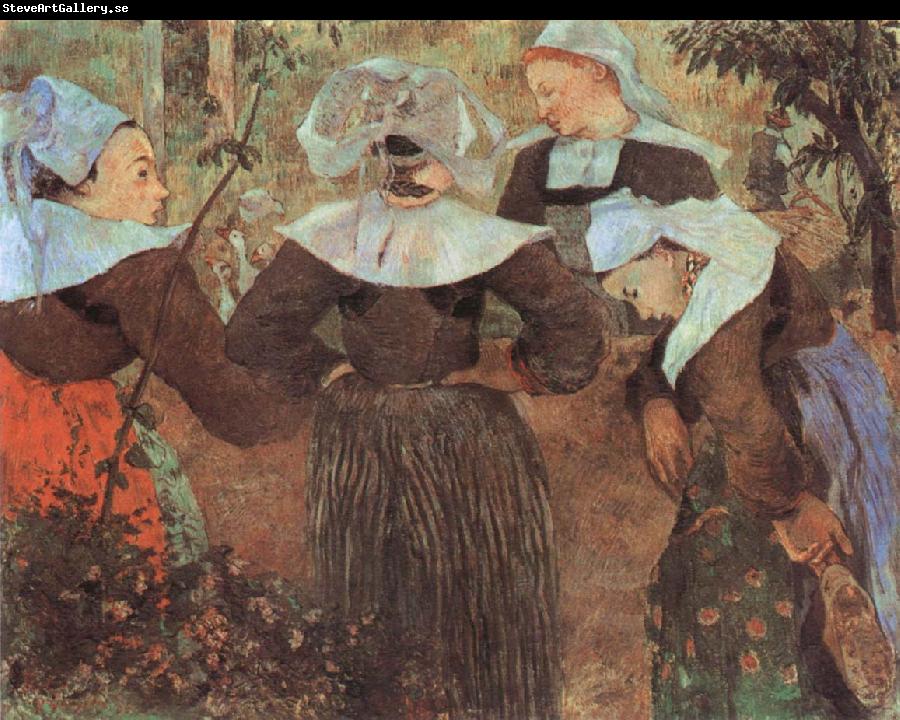 Paul Gauguin The Four Breton girl